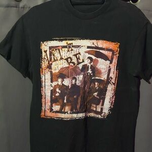 Beatles let it be Vintage Black Graphic T-Shirt large LG